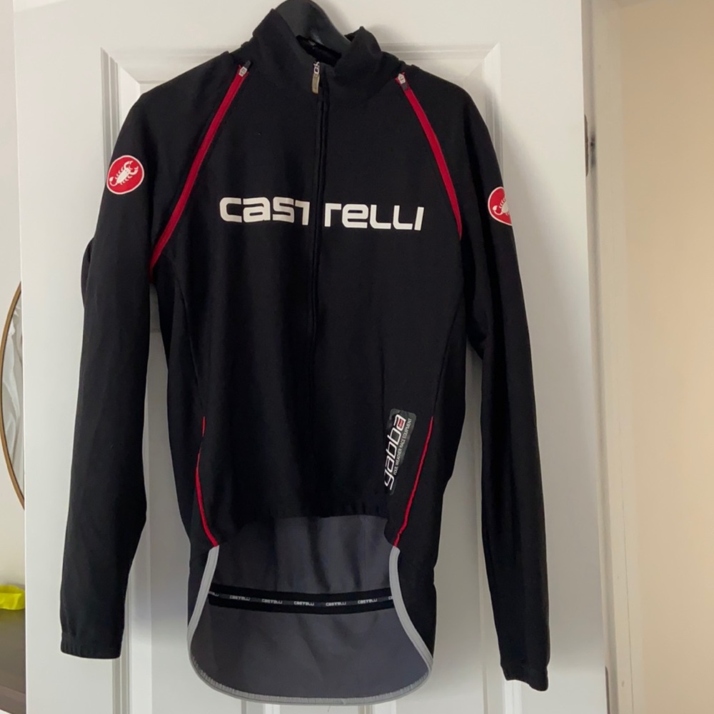 Castelli Convertible RossoCorsa Riding Zip Up w12 XL
